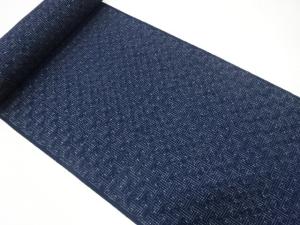 アンティーク　紗綾型模様織り出し　着尺反物